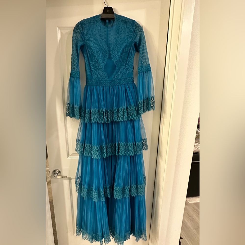 Zuhair Murad Princess Lace Tiered Gown